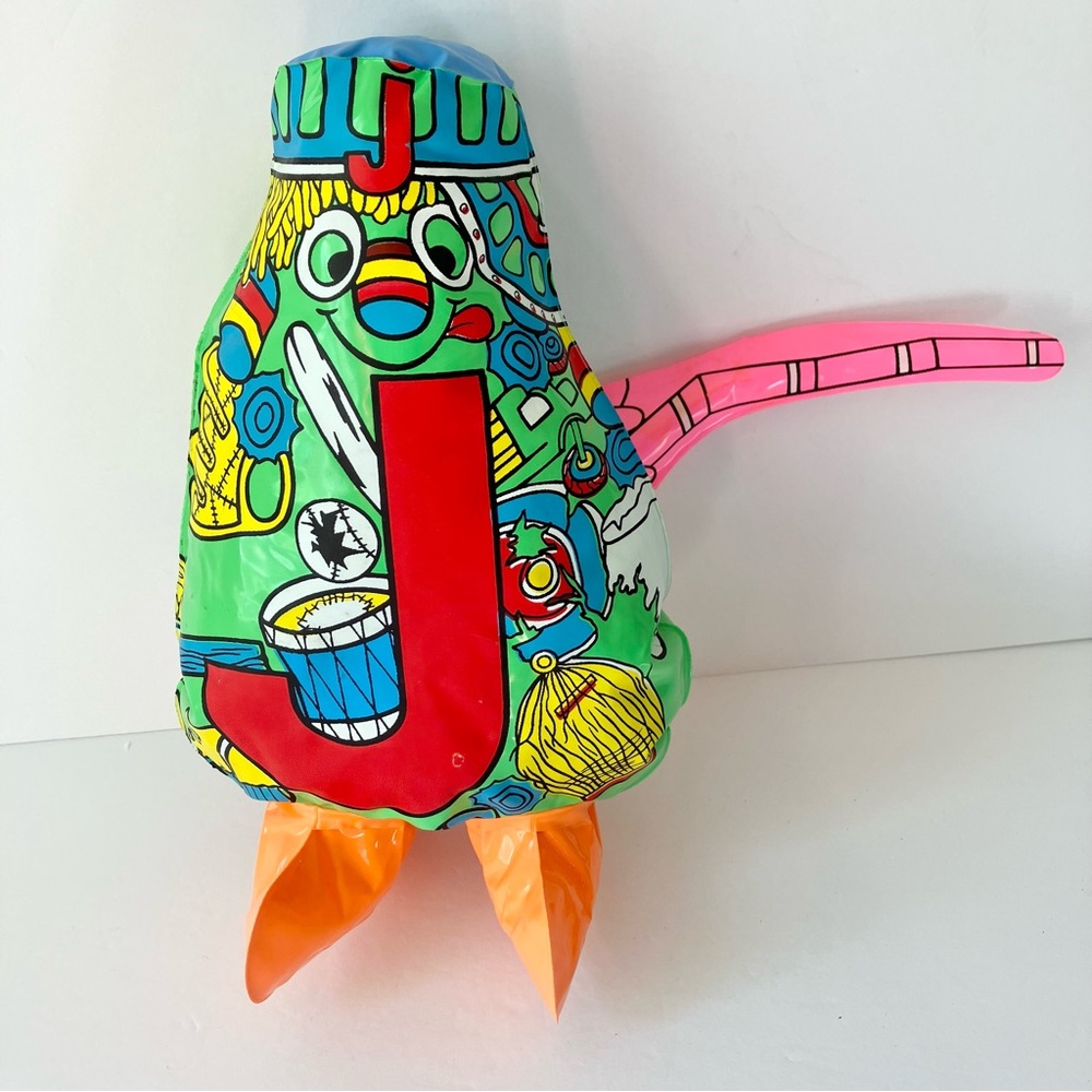 Vintage 1971 The Letter People‎ Inflatable Alphabet 13” Mr J